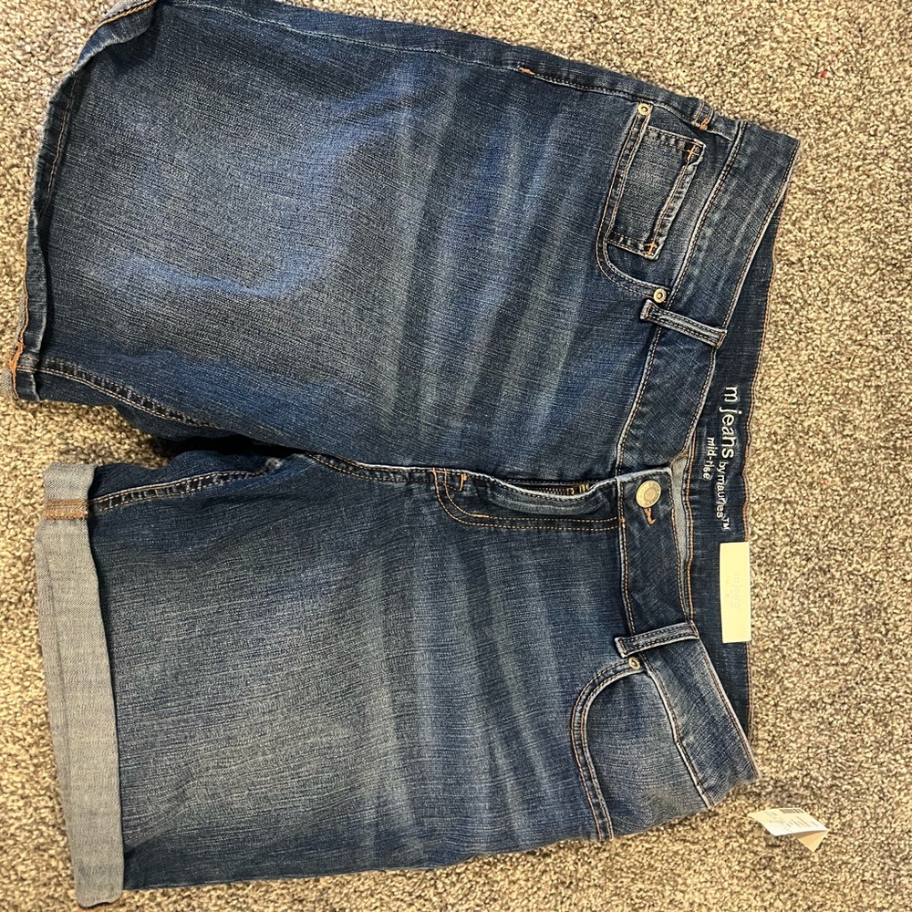 Maurices Women's Jean Shorts - Dark Blue NWT